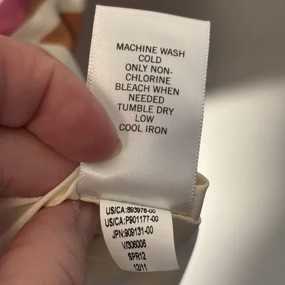 Banana Republic Womens Sleeveless Multicolor Swirl Print Dress Size 6 - Picture 9 of 11